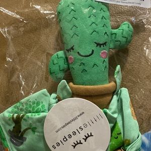 Brand new in bag Succulent print lovey from Little Sleepies